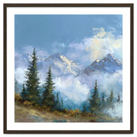 Majestic Snow-Capped Alpine Peaks