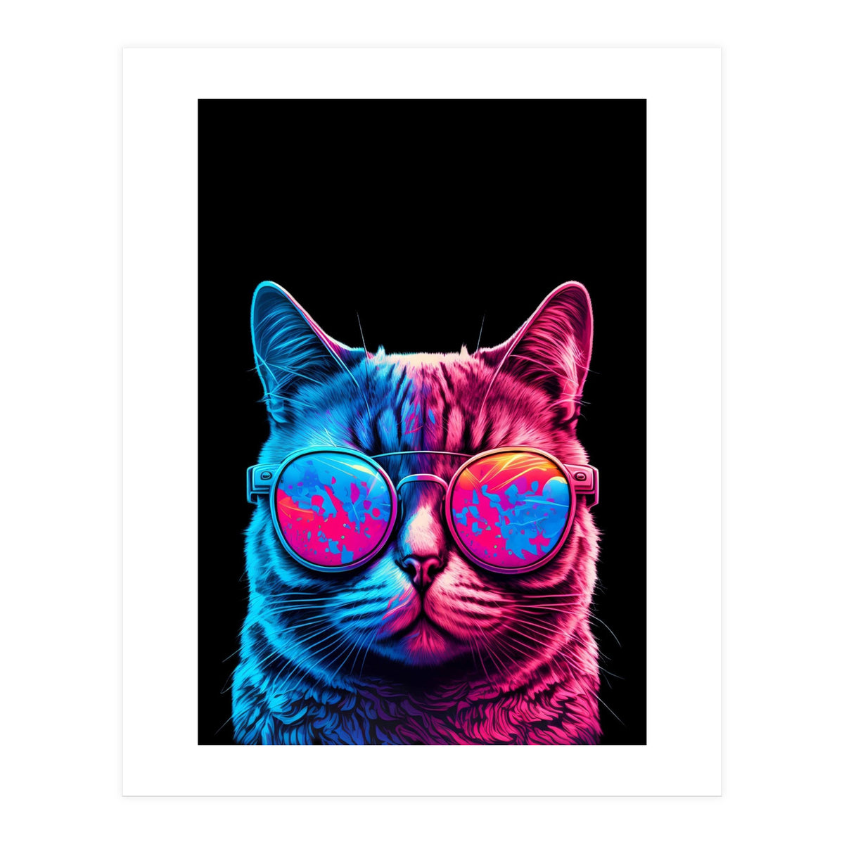 Cat Animal Portrait (Print Only)