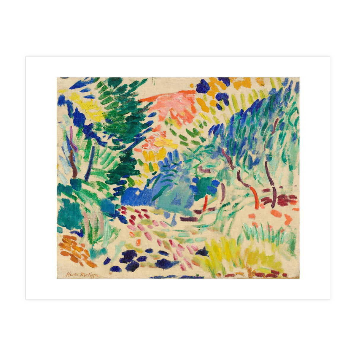 Landscape at Collioure – Henri Matisse (1905) (Print Only)