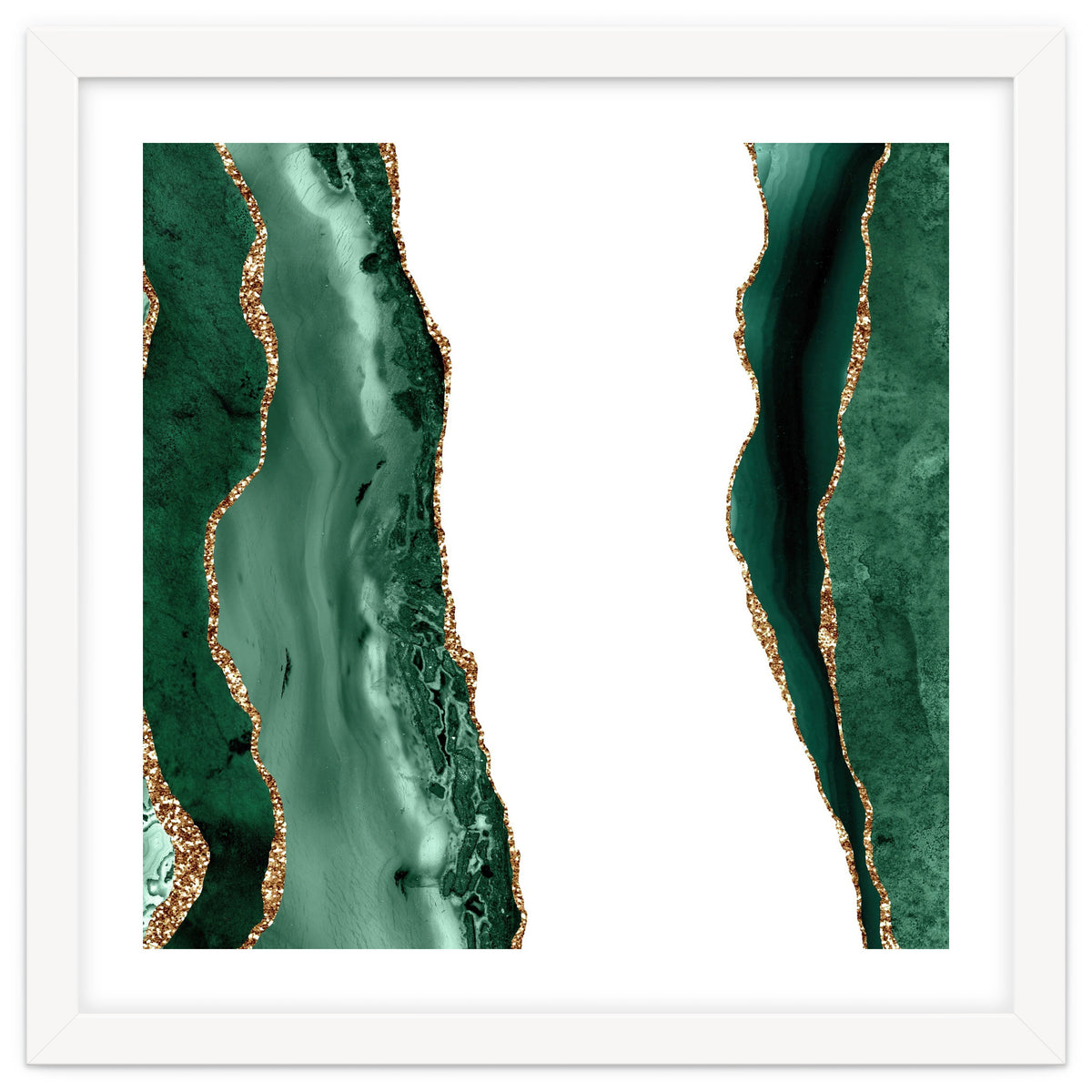 Emerald & Gold Agate Texture 14