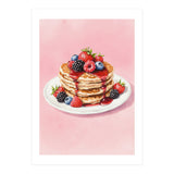 Berry Pancakes – Watercolor Breakfast Food (Print Only) thumbnail