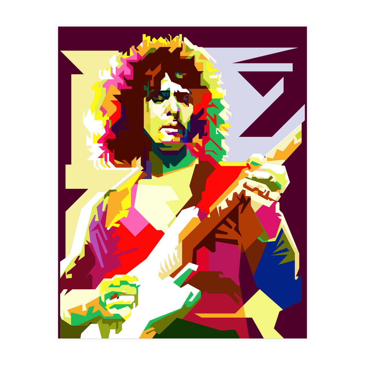 Ritchie Blackmore Deep Purple Guitarist (Print Only)