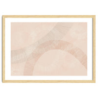 calming essentials Curved Lines chalky peach