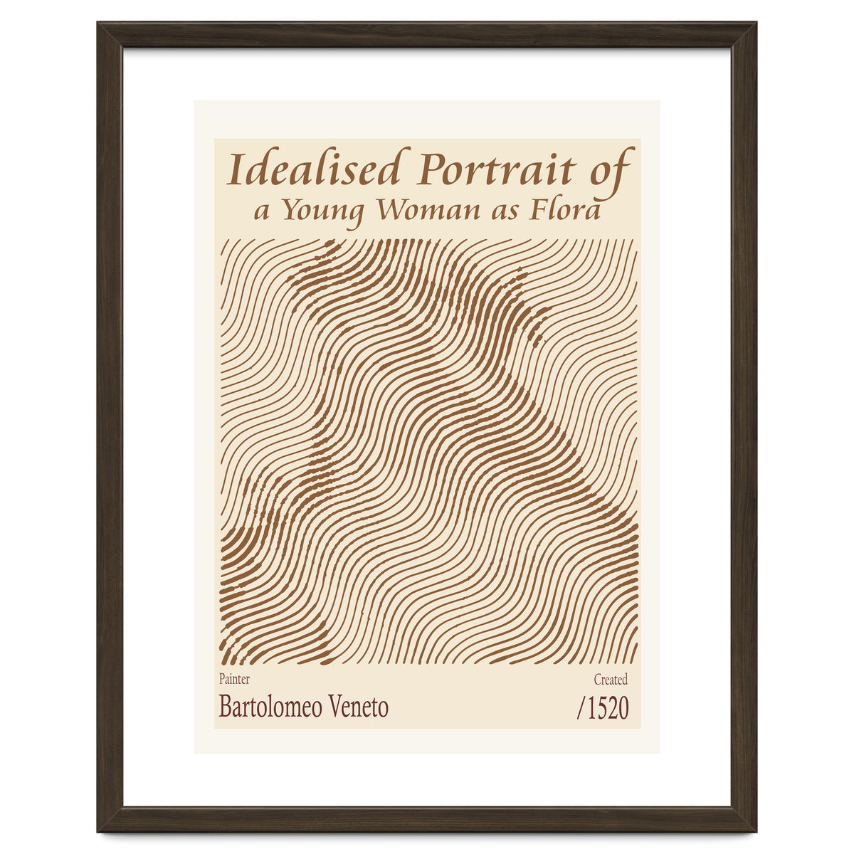 Idealised Portrait Of A Young Woman As Flora – Bartolomeo Veneto (1520)