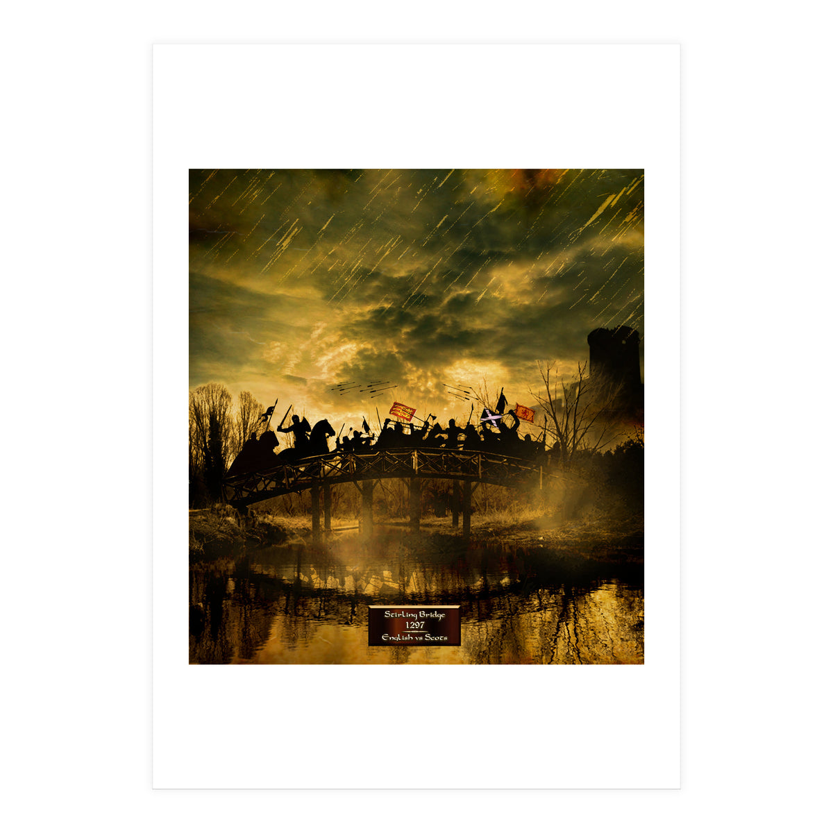 Battle Of Stirling Bridge 1297 (Print Only)