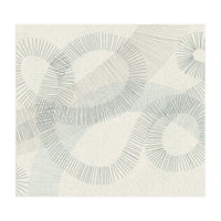 calming essentials Curved Lines blue (Print Only)