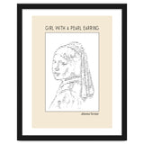 Girl With A Pearl Earring Johannes Vermeer Ascii Art thumbnail