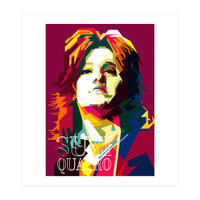 Suzi Quatro Blues Singer Pop Art WPAP (Print Only)