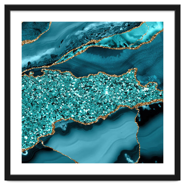 Agate Glitter Ocean Texture 09