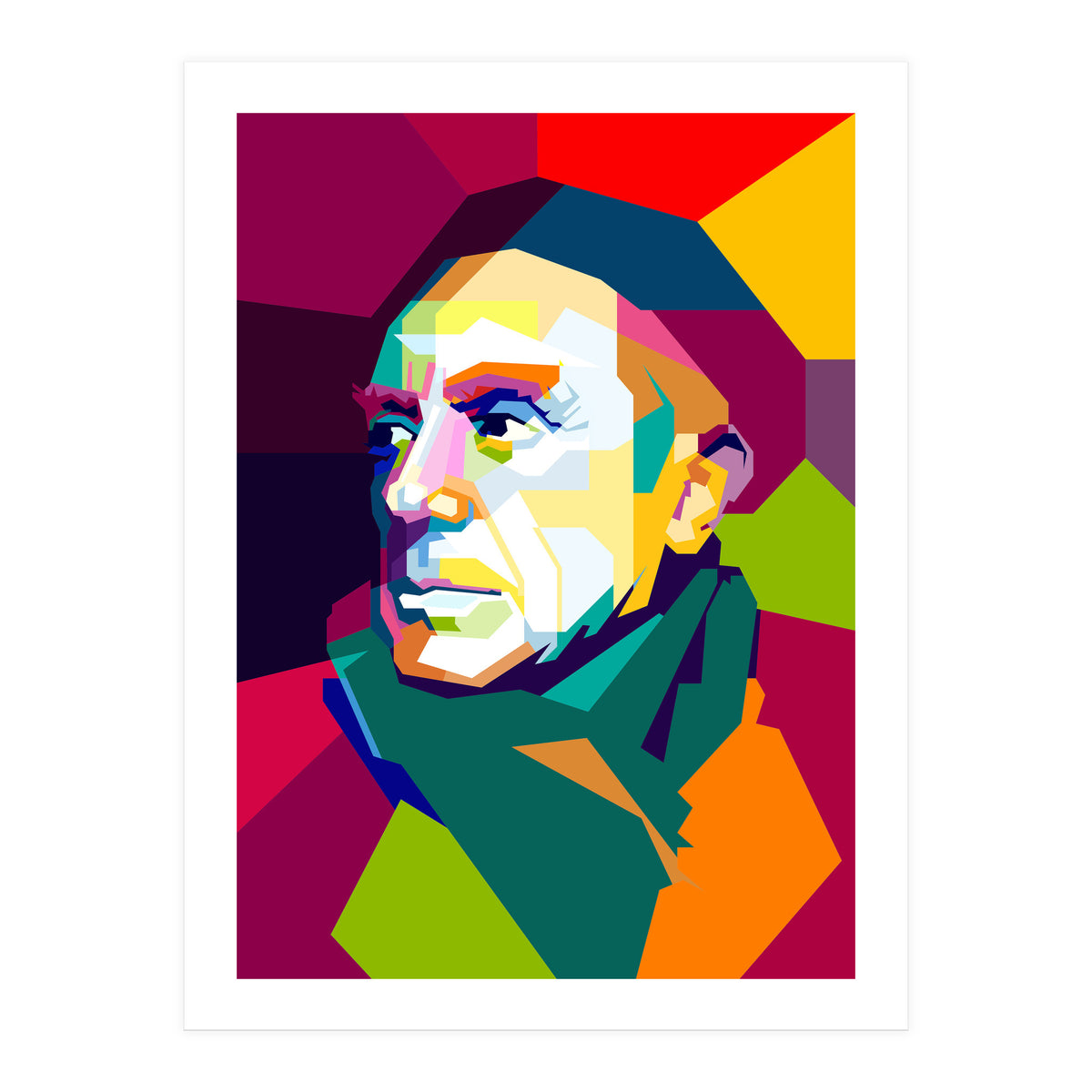 Pablo Picasso Pop Art WPAP (Print Only)