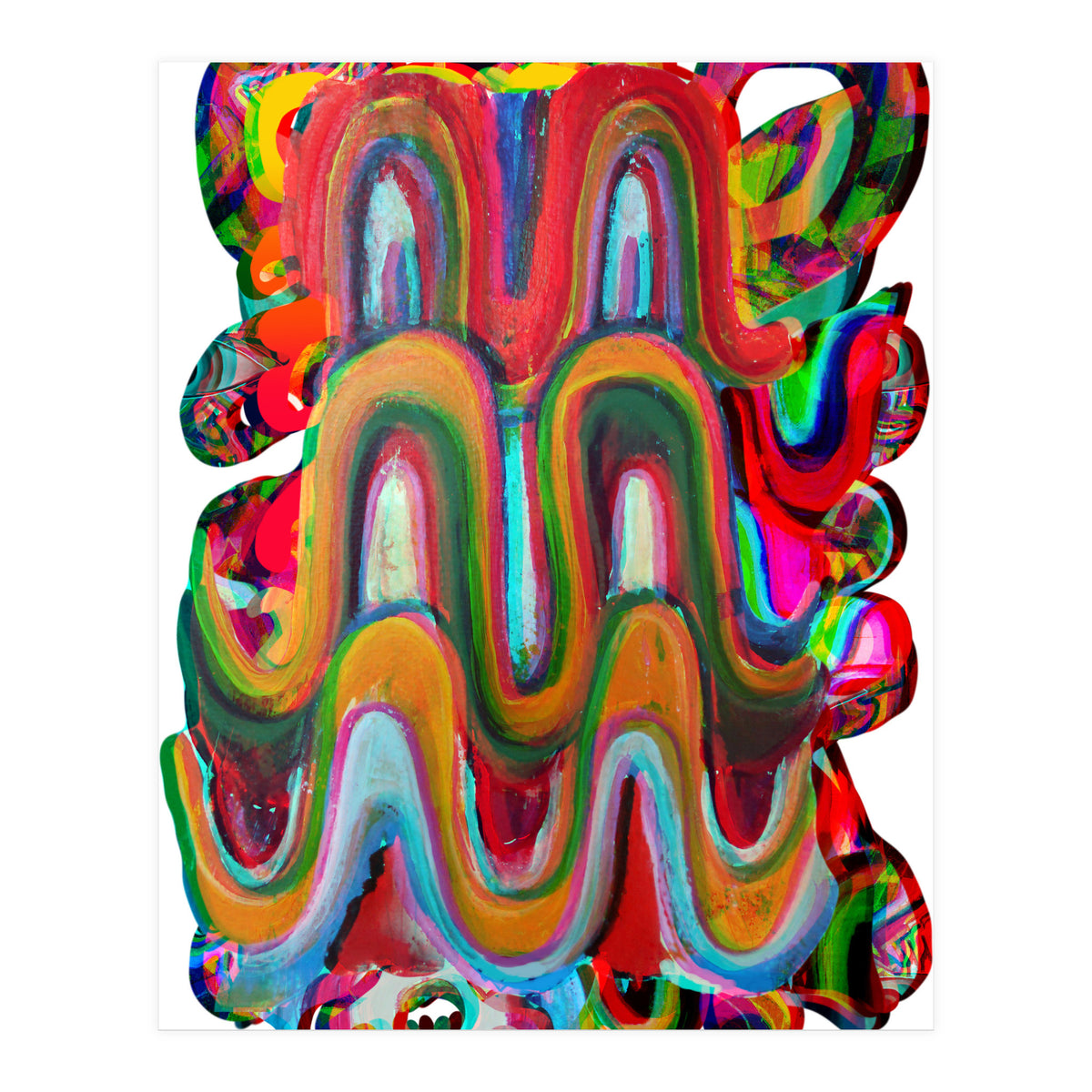 Pop Abstract Asimetrico 38 Copia (Print Only)