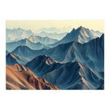 Hyper-Realistic Mountain Range Landscape Art (Print Only) thumbnail