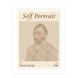 Self Portrait Vincent Van Gogh (1889) (Print Only) thumbnail