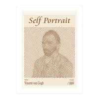 Self Portrait Vincent Van Gogh (1889) (Print Only)