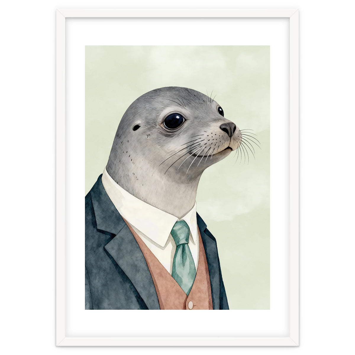 Seal Animal In A Suit