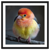 Beautiful Bird With Vibrant Orange And Yellow Plumage thumbnail
