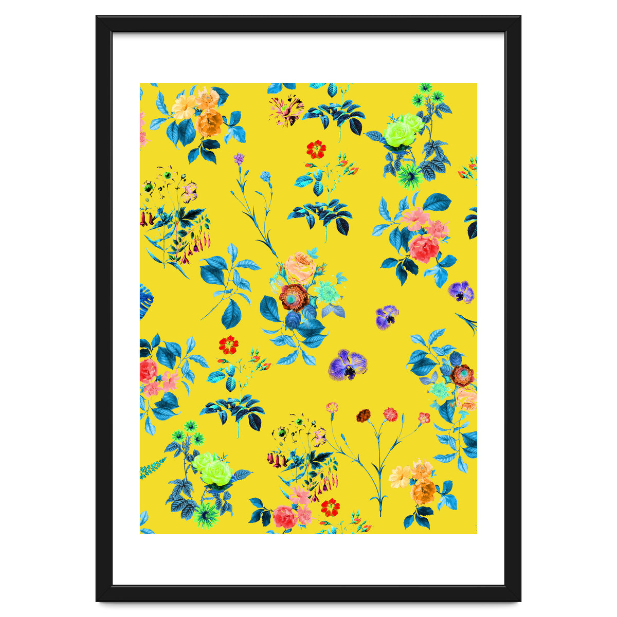 Floral Shower || #society6 #decor #buyart