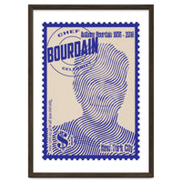 Anthony Bourdain Stamps Art