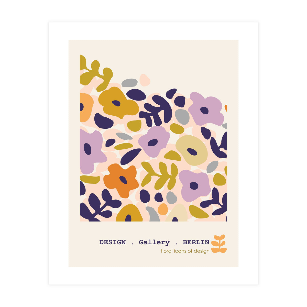 Design Gallery Berlin floral icons of design (Print Only)