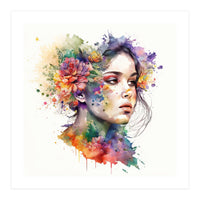 Ethereal Bloom Portrait (Print Only)