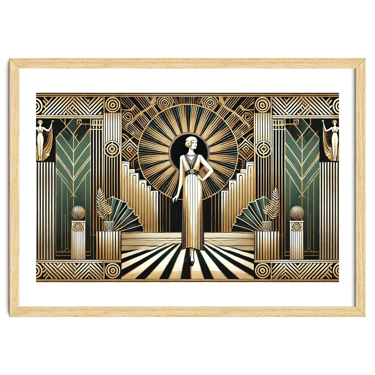 Golden Twenties Flair In Art Deco