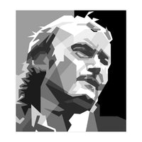 Phil Collins Rock Progressive Musician Black White (Print Only)