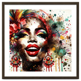 Brazilian Carnival Watercolor Portrait thumbnail