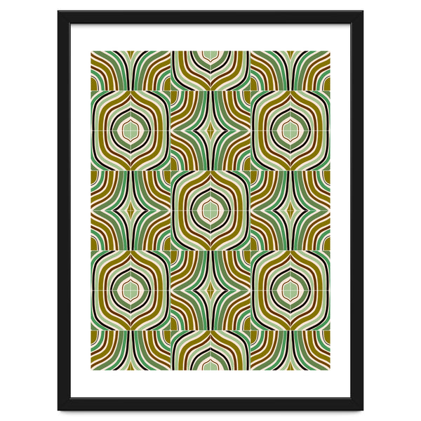 Jade Retro Rainbow Tiles