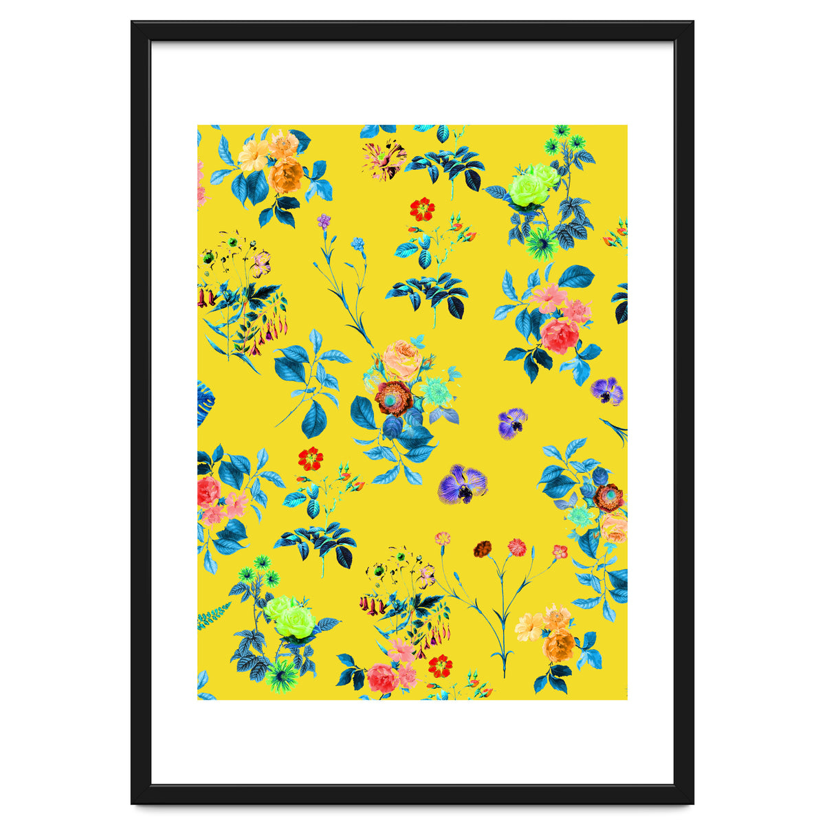 Floral Shower || #society6 #decor #buyart
