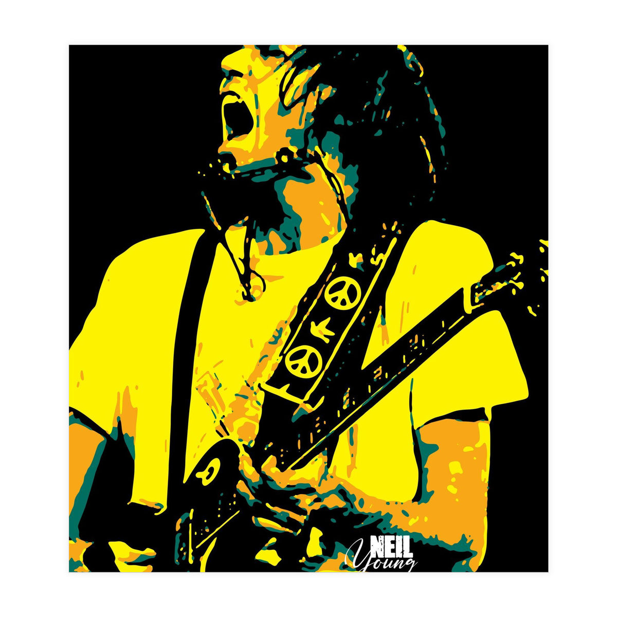 Neil Young Musician Legend 2 (Print Only)