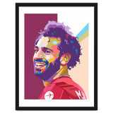 Mohamed Salah pop art portrait thumbnail