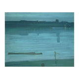 Nocturne, Blue and Silver: Chelsea, 1871 Canvas, 50,2 x 60,8 cm. (Print Only) thumbnail