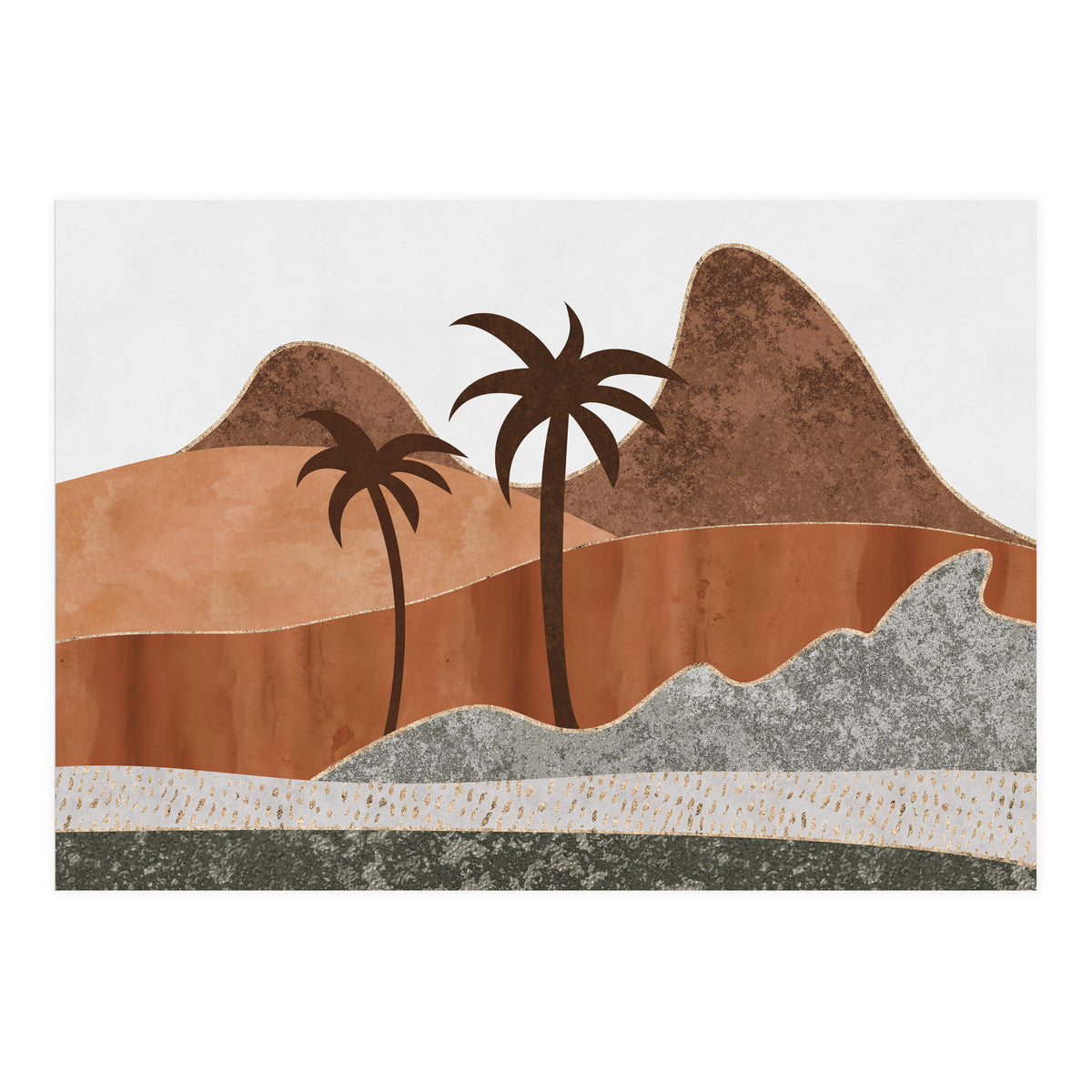 Abstract Landscape Desert Dream (Print Only)