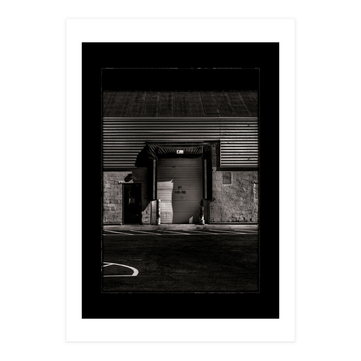 No Parking No 1 with Border (Print Only)