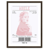 Receipt Art Adele Red thumbnail
