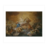 Corrado Giaquinto / 'La Santísima Trinidad, la Virgen y santos', 1755-1756, Italian School. (Print Only) thumbnail