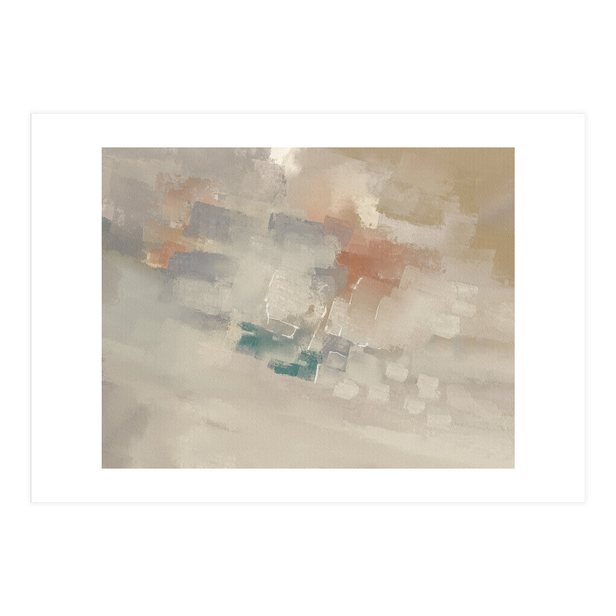 Abstract oil painting  (Print Only)