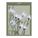 Flower Market Lisboa Cornflower (Print Only) thumbnail
