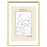Self Portrait – Leonardo Da Vinci (ascii Art) thumbnail