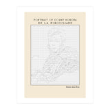 Portrait of Count Honoré de La Riboisière – Antoine-Jean Gros (ascii art)  (Print Only) thumbnail