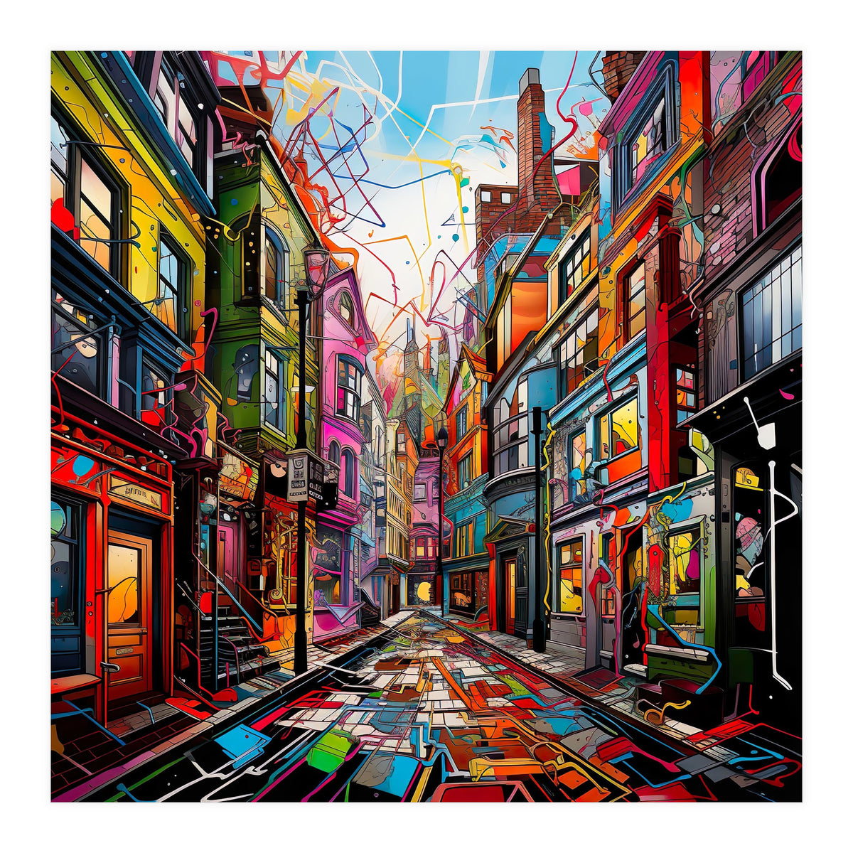 Soho Compton St (Print Only)