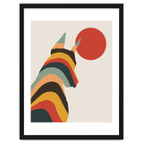 Dog Years, Rainbow Bohemian Animal, Pets Rise Dogs Retro, Eclectic Contemporary Solo thumbnail