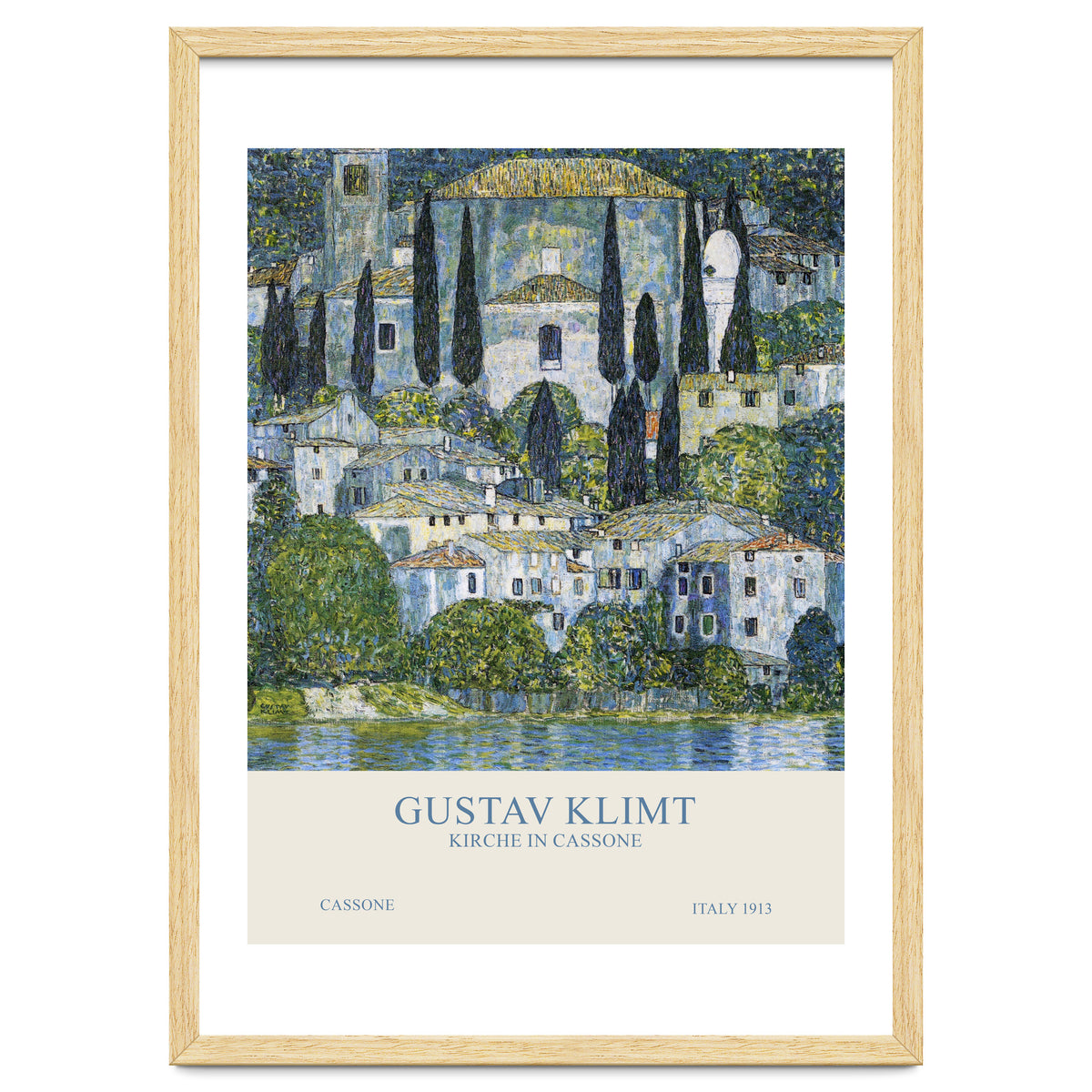 Gustav Klimt - Kirche in Cassone