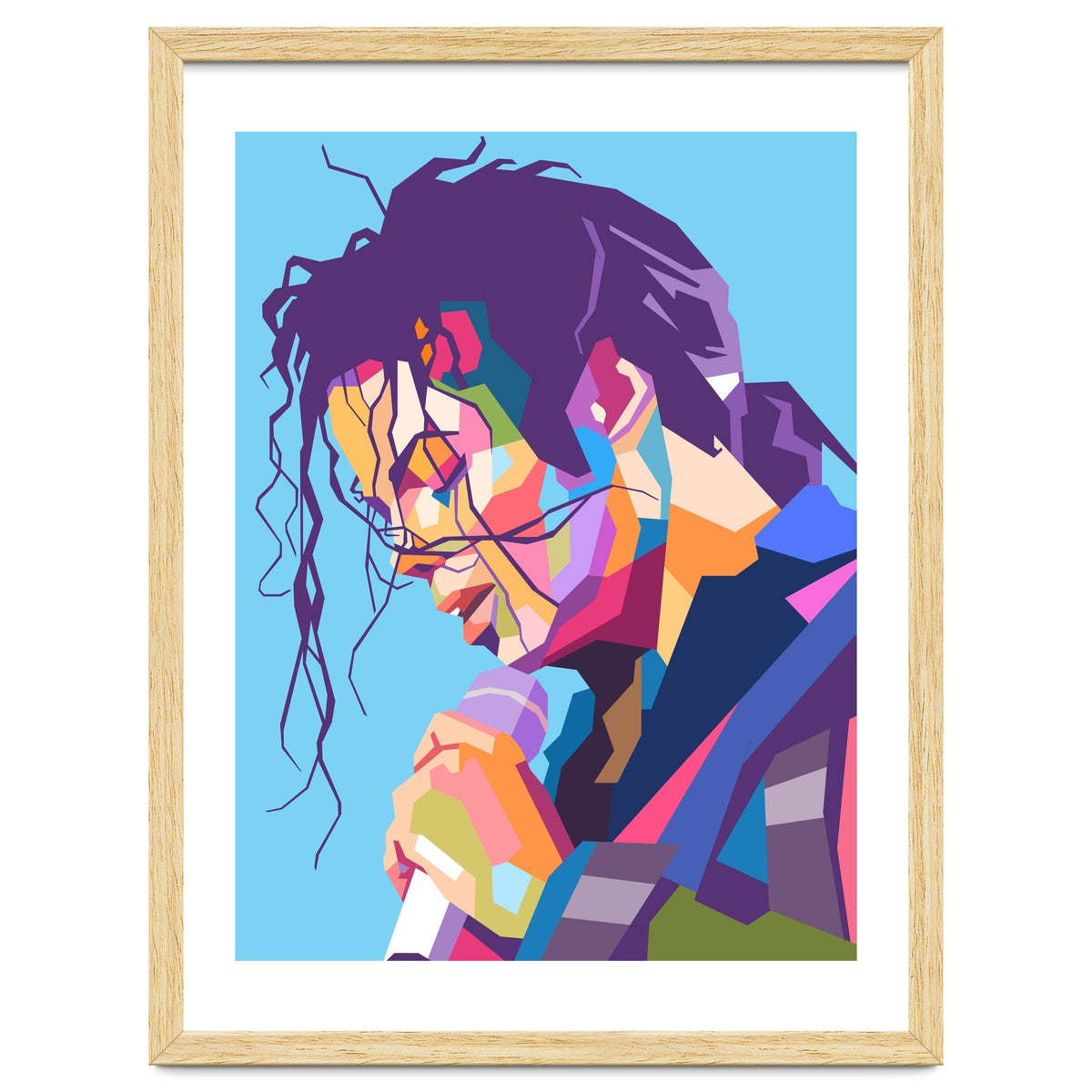 Michael Jackson pop art portrait