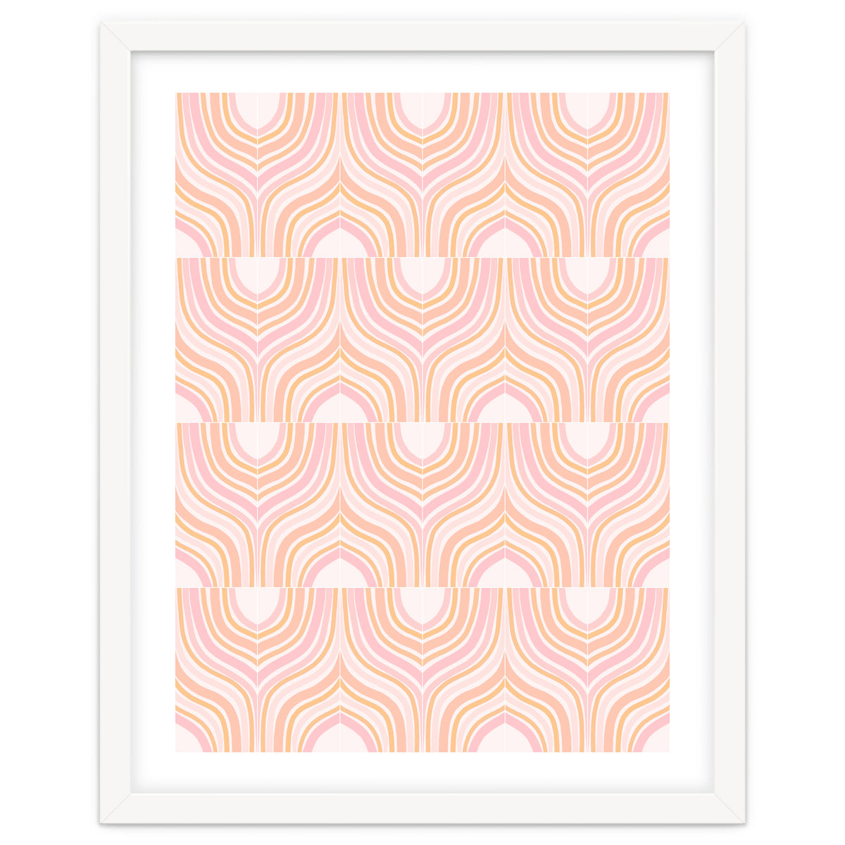 Peachy Marbeling Tiles