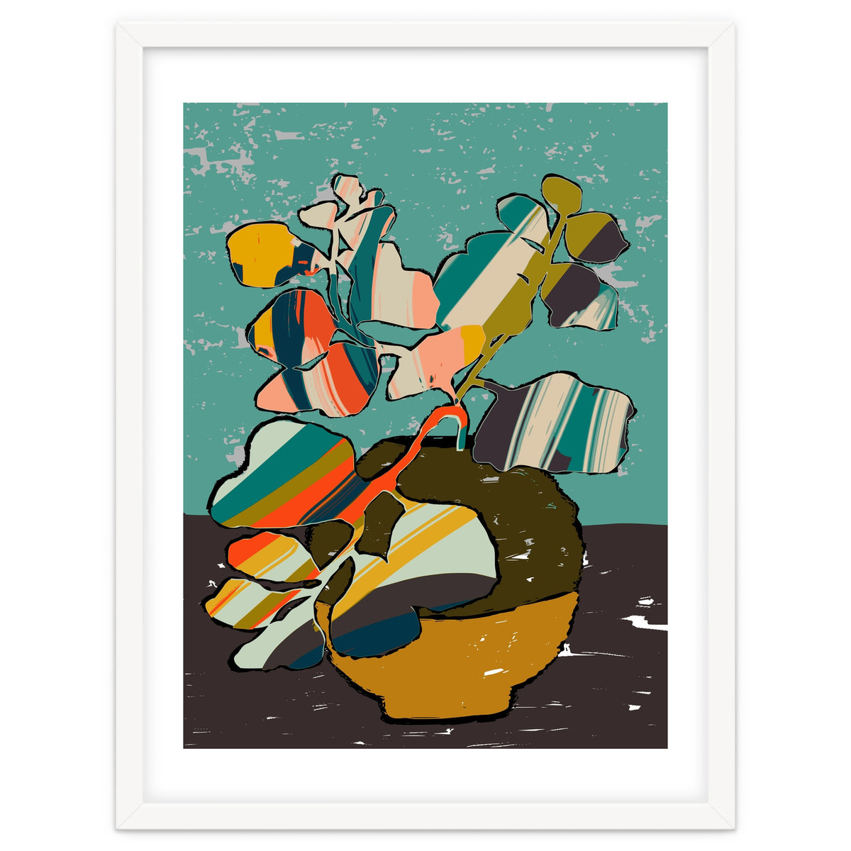 Colorful Eucalyptus Leaves