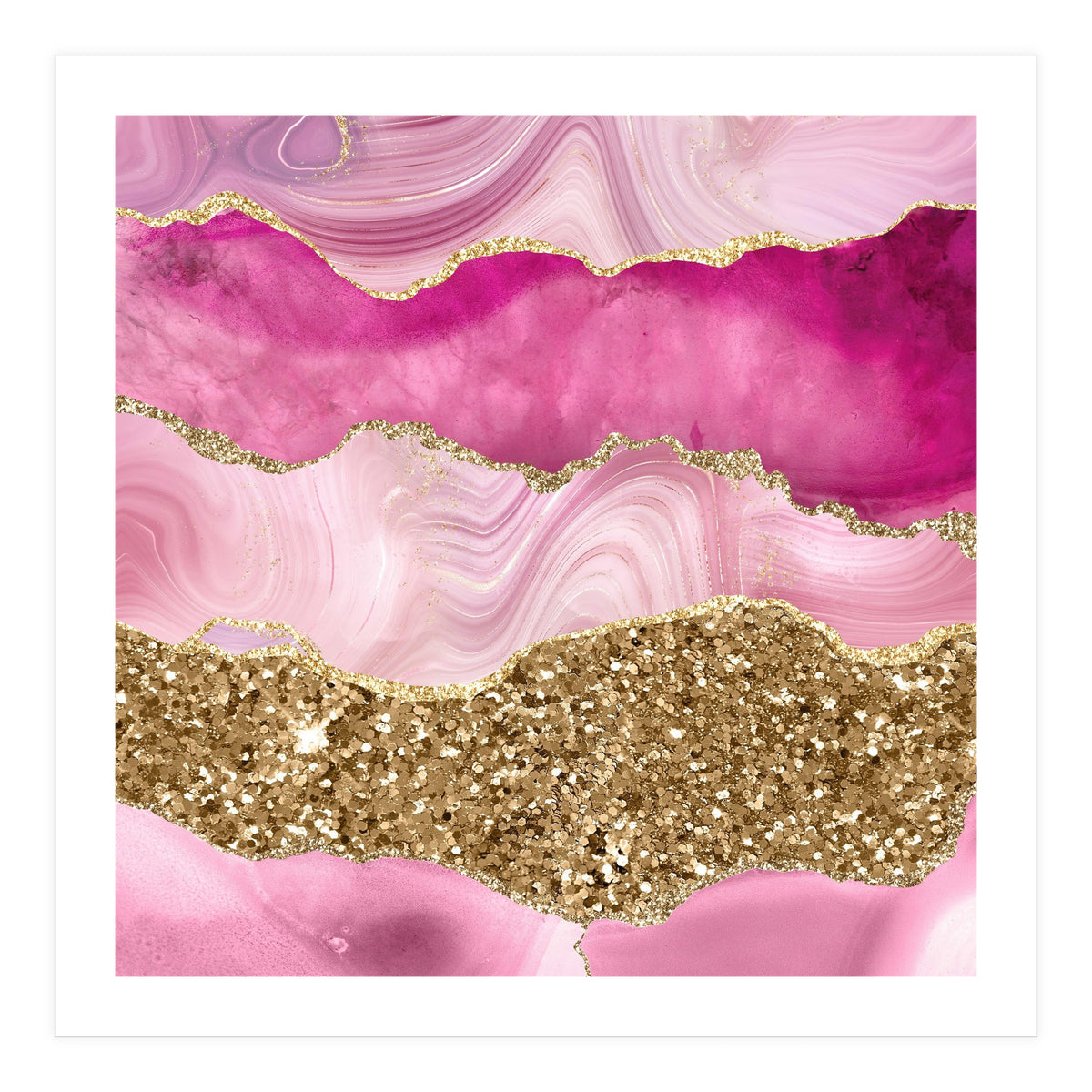 Agate Glitter Dazzle Texture 17  (Print Only)