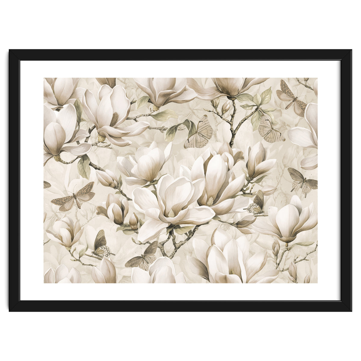 Magnolia And Butterfly Cream