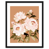 Blush Peony Painting, Floral Wall Art, Neutral Flower Print, Peony Art thumbnail