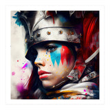 Powerful Medieval Warrior Woman #1 (Print Only) thumbnail
